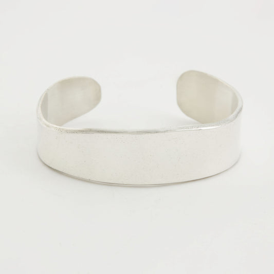 'Go With The Flow' Silver Bangle