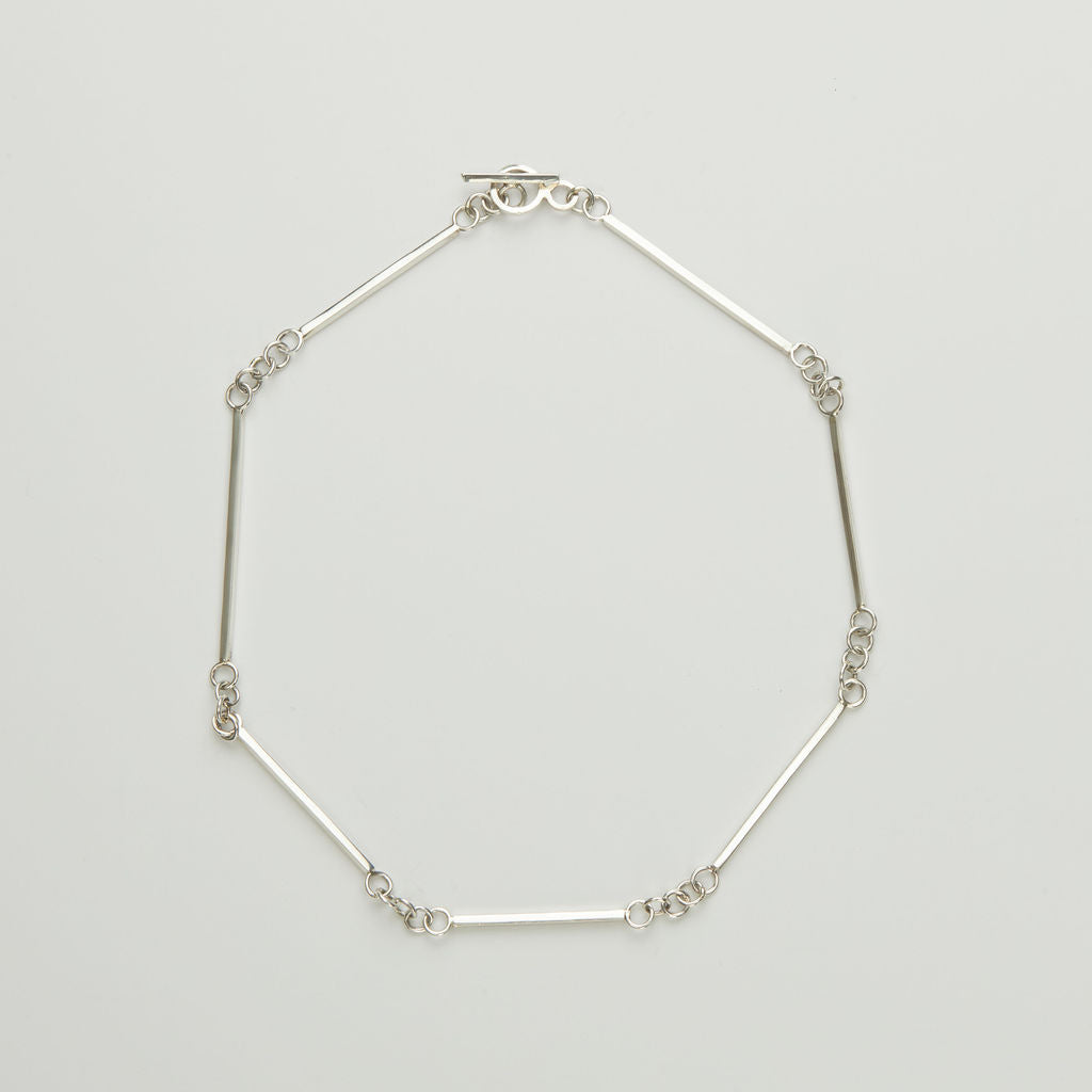 Contemporary Silver Necklace