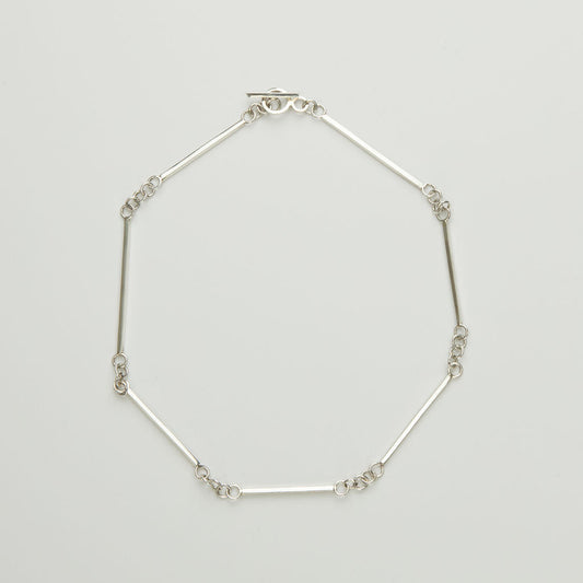 Contemporary Silver Necklace